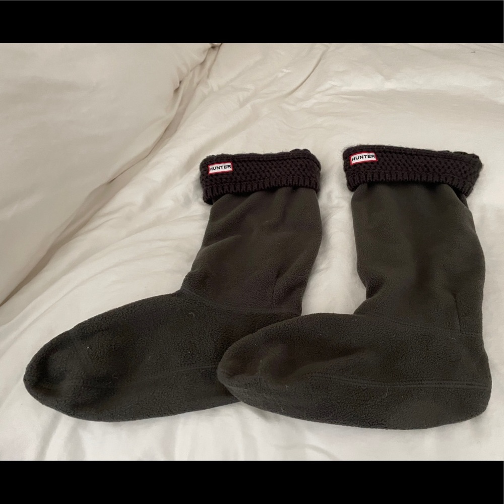 Hunter Boot fleece socks